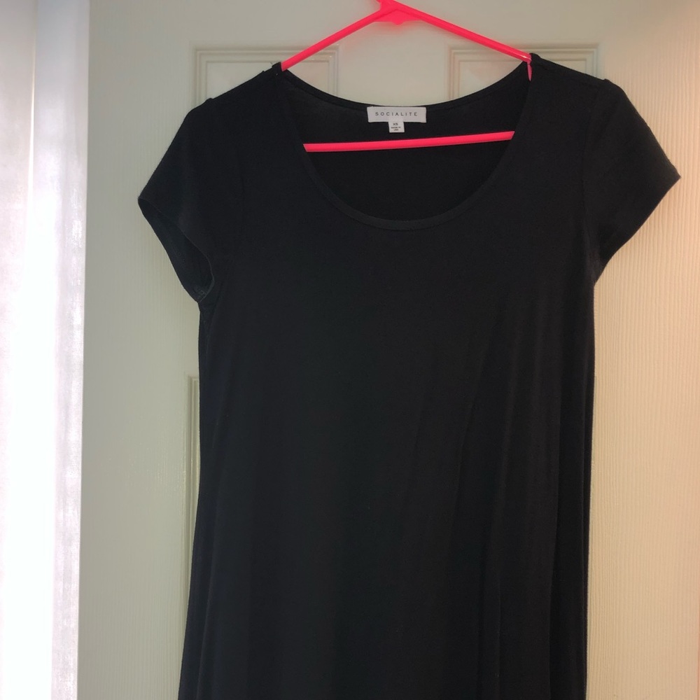 Black T-shirt Dress